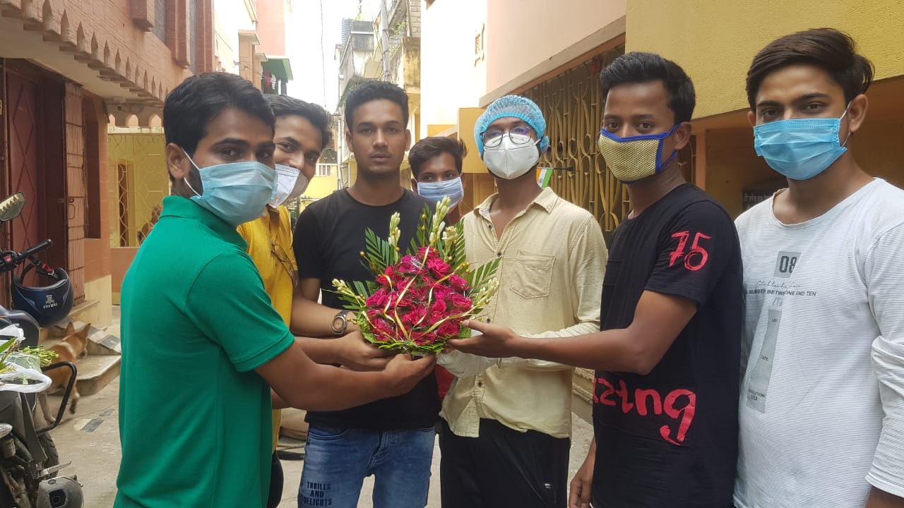 জেলা সভাপতি ও সাধারণ সম্পাদক কে সংবর্ধনা দিলো কালিয়াচক দুই ব্লক কমিটি