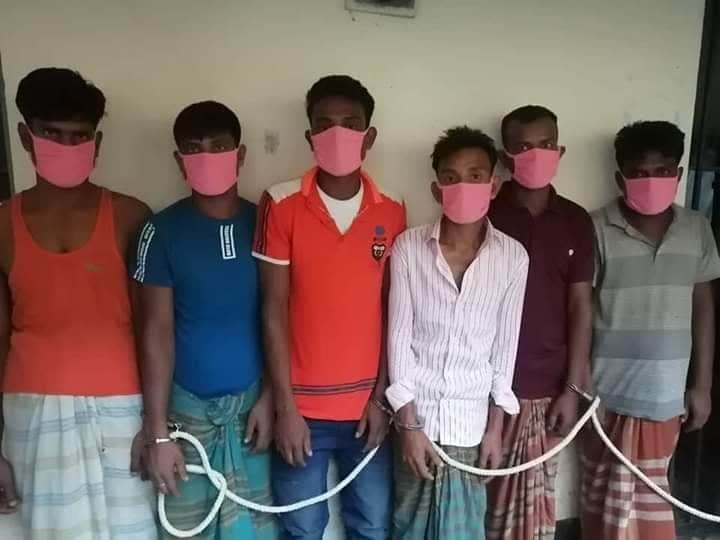 গোবিন্দগন্জে স্কুলছাত্রী গণ ধর্ষনের ৫ আসামি ২ ঘন্টার মধ্যে গ্রেফতার ।