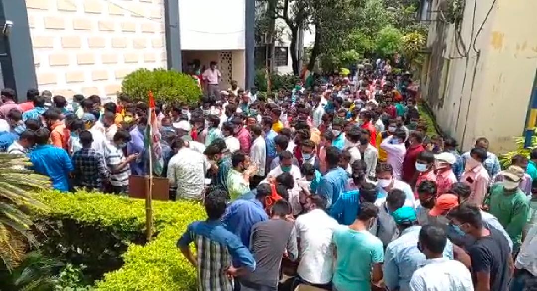 তৃণমূল কংগ্রেসে যোগদান সমাবেশের আয়োজন মালদা কলেজে