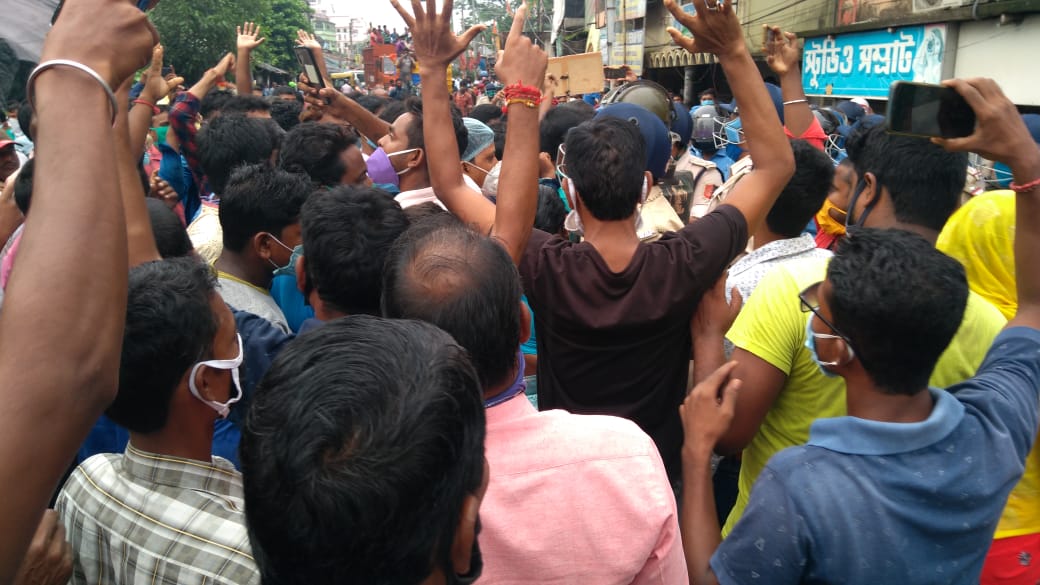 পূর্ব মেদিনীপুরে বিজেপির আইন অমান্য ও জেল ভরো কর্মসূচী