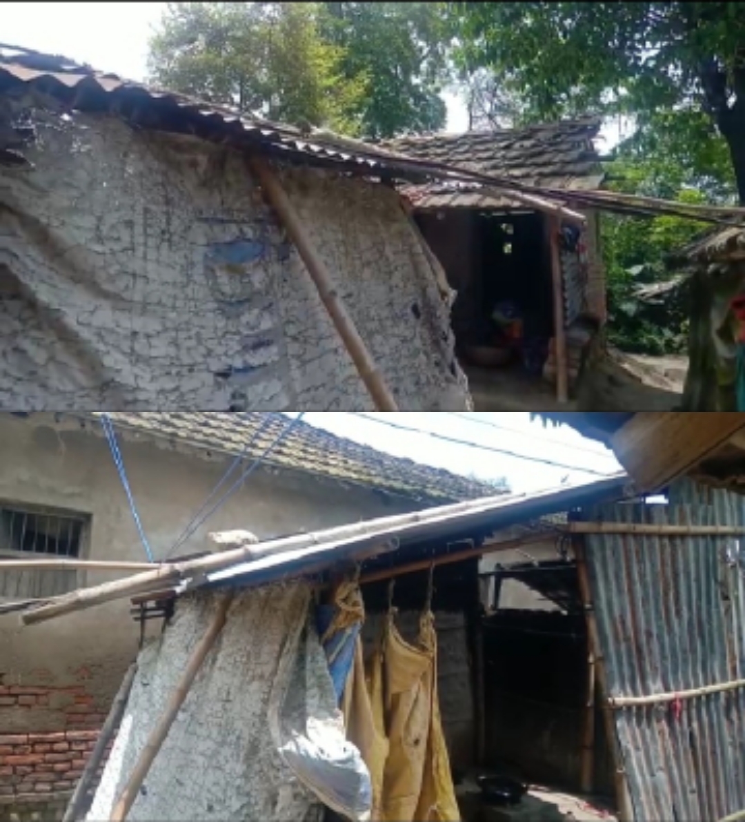 আধার কার্ড না থাকায় প্রধানমন্ত্রী আবাস যোজনা ঘর থেকে বঞ্চিত বিধবা মহিলা,রাত কাটাচ্ছে রান্না ঘরে