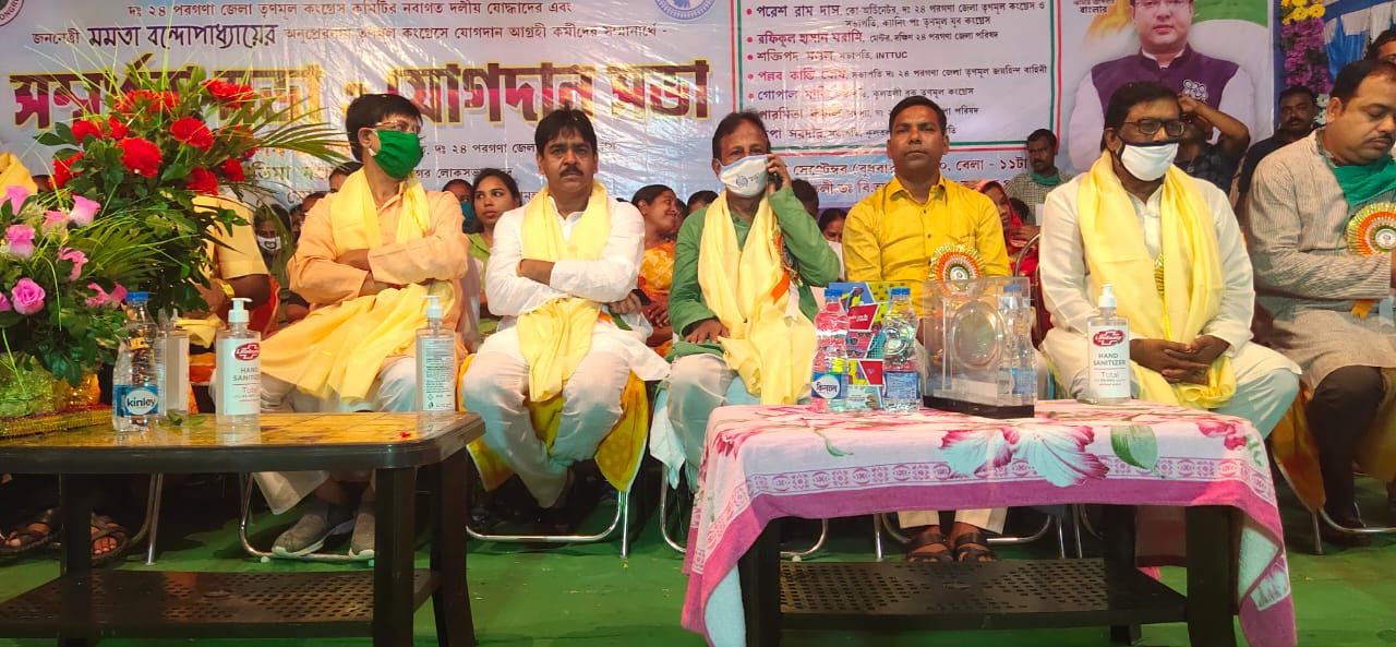 তৃণমূলের বিশাল জনসভা অনুষ্ঠিত হল কুলতলি কলেজে