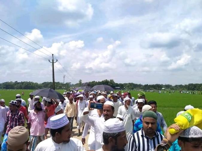 লক্ষাধিক অনুগামীদের উপস্থিতিতে জানাজা সম্পন্ন প্রয়াত আতাউর রহমান চৌধুরীর