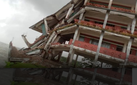তজুমদ্দিনে ৩কোটি টাকায় নির্মিত ‘মডেল উচ্চবিদ্যালয়’ মেঘনার গর্ভে বিলীন