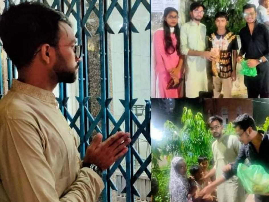 প্রধানমন্ত্রী শেখ হাসিনার জন্মদিন উপলক্ষে। ছাত্রলীগ নেতা দেবদুলাল ঢালীর, প্রার্থনা, পথ শিশুদের খাবার বিতরণ