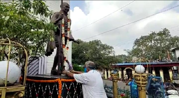 গান্ধী জয়ন্তী পালন আসানসোলে
