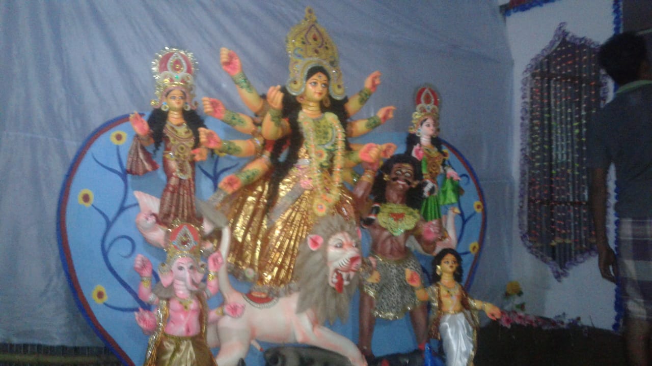 রামকৃষ্ণপুরে প্রথম বারের মত সনাতন ধর্মাবলম্বীদের দূর্গা পূজার আয়োজন