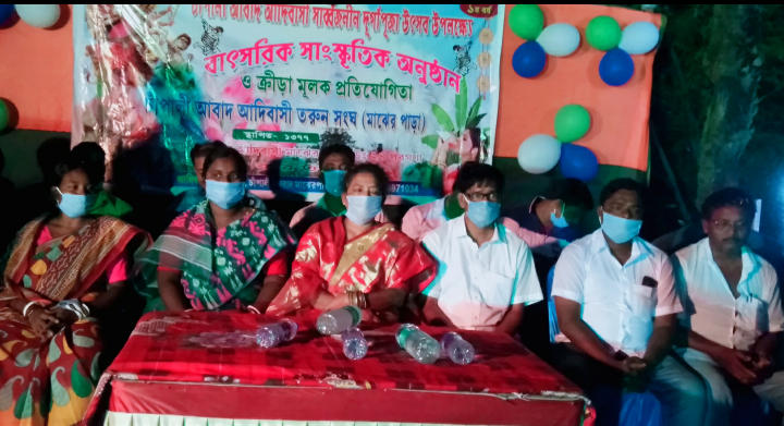 মিনাখাঁর প্রত্যন্ত এলাকার পূজা অনুষ্ঠান থেকে করোনার সচেতনার ডাক