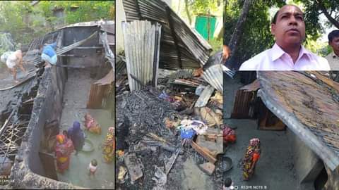 বাঁশখালীতে ভয়াবহ অগ্নিকান্ডে ৩ পরিবারের সর্বস্ব পুড়ে ছাই: ক্ষয়ক্ষতি ১৫ লক্ষাধিক টাকা