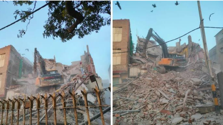 দিল্লীর জিয়ারত গেস্ট হাউস ভেঙ্গে দিল কতৃপক্ষ