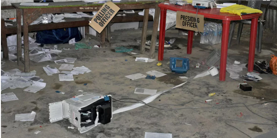 মণিপুরে সহিংসতায় ১১ কেন্দ্রে ভোট বাতিল