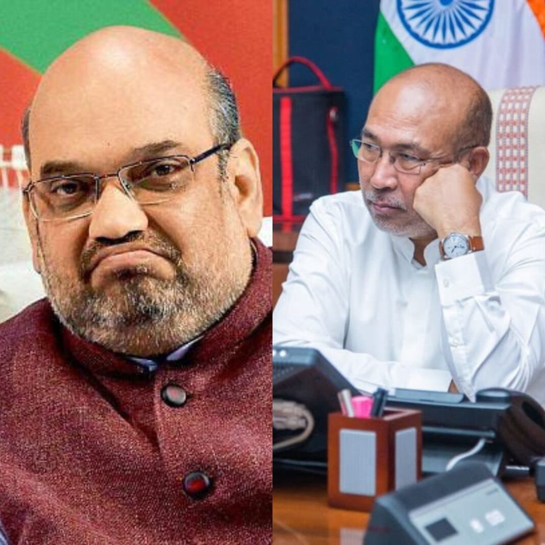 মণিপুরের মুখ্যমন্ত্রী এন বীরেন সিং-এর পদত্যাগ: অমিত শাহের সাথে ১৫ মিনিটের বৈঠকেই সিদ্ধান্ত