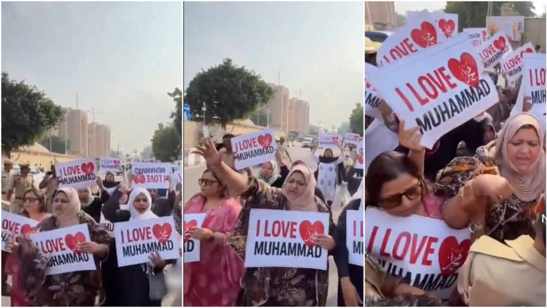 লখনউতে মিলাদ-উন-নবী নিয়ে প্রতিবাদ, মুসলিম মহিলাদের নেতৃত্বে শান্তিপূর্ণ আন্দোলন