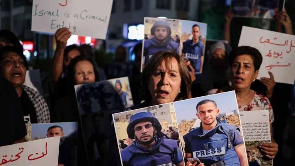 গাজায় সাংবাদিক হত্যা: অস্ট্রেলিয়ার রাস্তায় নামলো শত শত প্রতিবাদকারী