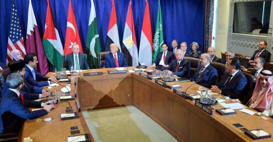 ট্রাম্পের সঙ্গে ৮ মুসলিম দেশের নেতাদের গোপন বৈঠক: গাজা নিয়ে বড় সিদ্ধান্তের ইঙ্গিত