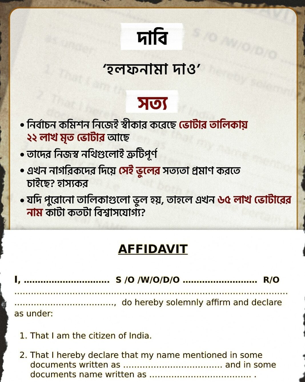 বিহারের ভোটার তালিকা থেকে ৬ লক্ষ মুসলিমের নাম বাদ, সমীক্ষায় উঠে এলো চাঞ্চল্যকর তথ্য!