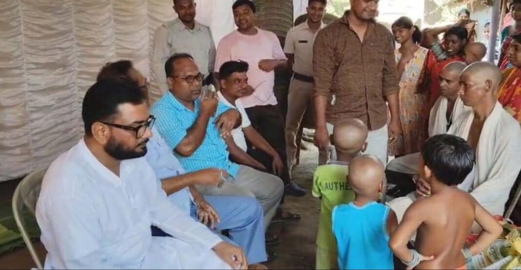 হিন্দু প্রতিবেশীর শেষকৃত্য সম্পন্ন করে সম্প্রীতির বার্তা দিয়ে নজির গড়লেন জেবের সেখ!