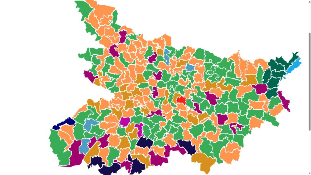 বিহার ভোটে এনডিএর দাপট, ২০০-র বেশি আসনে এগিয়ে; তেজস্বীর রাঘোপুরে লড়াই জমে উঠছে