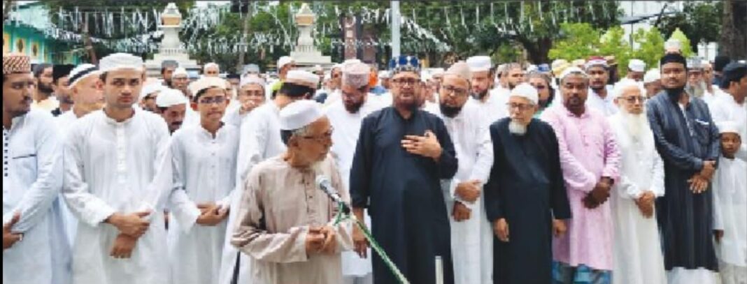 সৈয়দ খাজা মিসবাহুল ইসলাম সাহেবের জানাজায় অগণিত মানুষের ভিড়