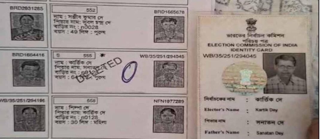 বাঁকুড়ায় ভোটার তালিকায় জীবিত ব্যাক্তিকে মৃত ঘোষণা করায় ছড়াল চাঞ্চল্য!