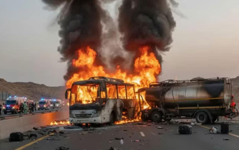 মক্কা থেকে মদিনা যাওয়ার পথে ভয়াবহ সড়ক দুর্ঘটনা, হায়দরাবাদের অন্তত ৪২ ওমরাহযাত্রী নিহত