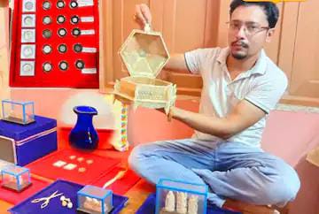 মালদহের অম্লানের বাড়ি যেন সুলতানী-মুঘল আমলের ইতিহাসের ভান্ডার