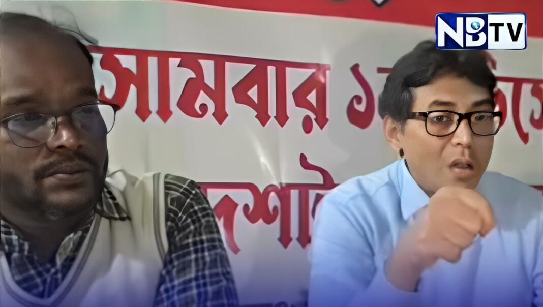 মুখ্যমন্ত্রী আসার আগেই উত্তর মুর্শিদাবাদ জেলার দাবিতে অনশন শুরু করলো জেলা সংগ্রামী মঞ্চ
