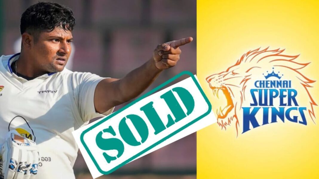৭৫ লক্ষ টাকার বেস প্রাইসে IPL টুর্নামেন্টে চেন্নাইয়ের হয়ে খেলবে সারফারাজ খান