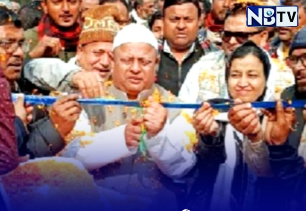 গোয়ালপোখর ব্লকের মজলিশপুর এলাকার পাকা রাস্তা নির্মাণের সূচনা করলেন মন্ত্রী গোলাম রব্বানি