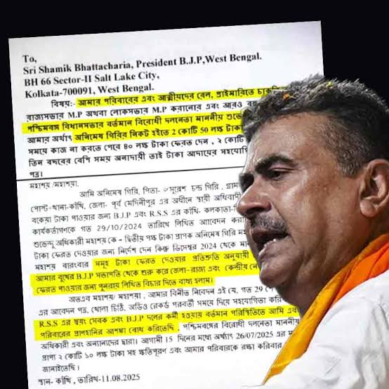 কাঁথির প্রাথমিক শিক্ষকের অভিযোগে বিপাকে বিরোধী দলনেতা শুভেন্দু অধিকারী, প্রতারণার অঙ্ক আড়াই কোটি টাকা