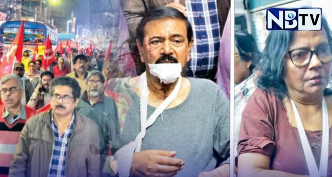 বারাসতে SIR-এ হেনস্থার প্রতিবাদে রাস্তায় নামল সিপিএম, তৃণমূলের বেপরোয়া আহত বাম কর্মী সমর্থকরা