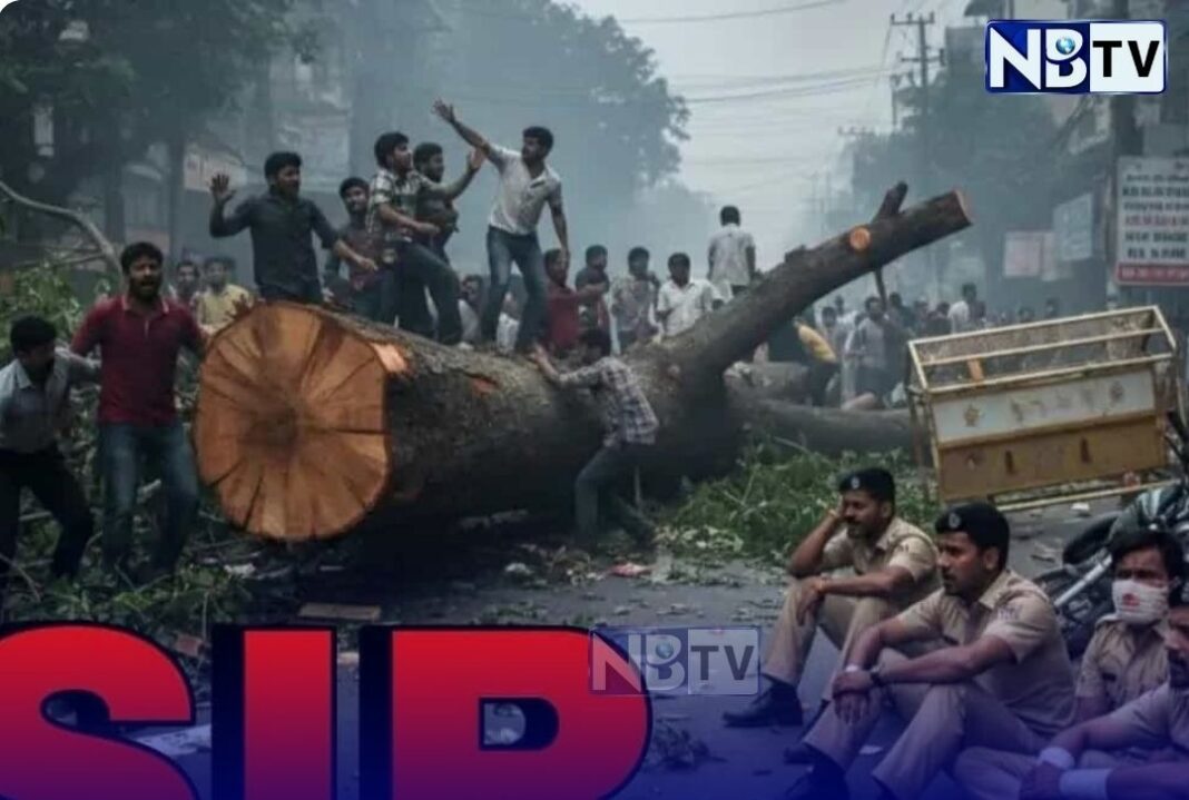 সন্দেশখালিতে বিডিও অফিসে ভাঙচুর, রাজ্যের বিভিন্ন জায়গায় অসন্তোষ বৃদ্ধি এসআইআর নিয়ে