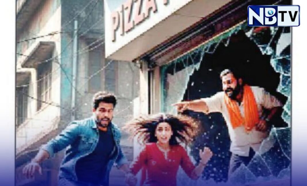 উত্তরপ্রদেশে হিন্দুত্ববাদী সংগঠন থেকে প্রাণ বাঁচাতে দোকানের দ্বিতীয় তলা থেকে লাফ দিল দম্পতি