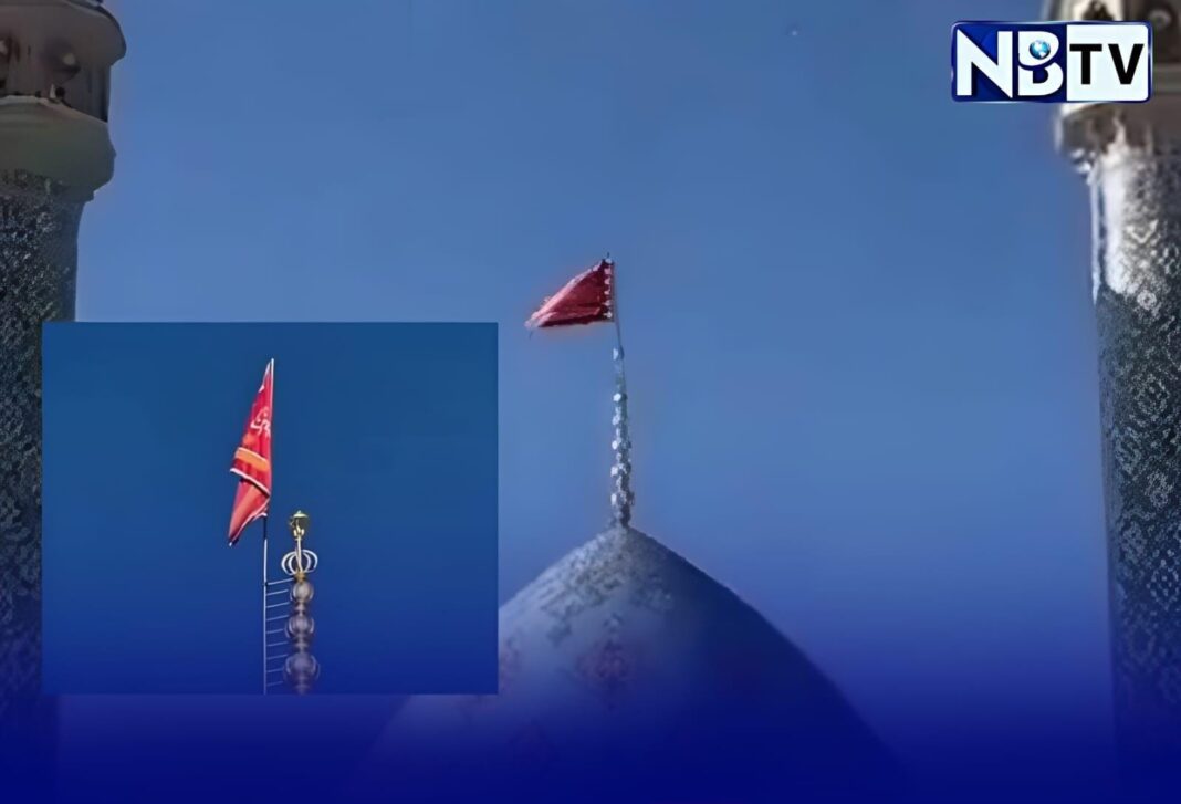 খামেনেইয়ের মৃত্যুর পর ইরানে শোক ও উত্তেজনা, জামকারান মসজিদে লাল পতাকা তুলে কী বার্তা দিল তেহরান?