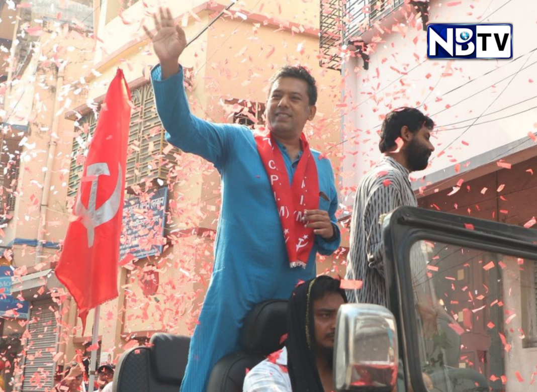 ‘ছাপ্পা মারার দিন শেষ’ – বরানগরে ভোটপ্রচারে বেরিয়ে তৃণমূল সমর্থককে হুঁশিয়ারি সিপিএম প্রার্থী সায়নদীপের