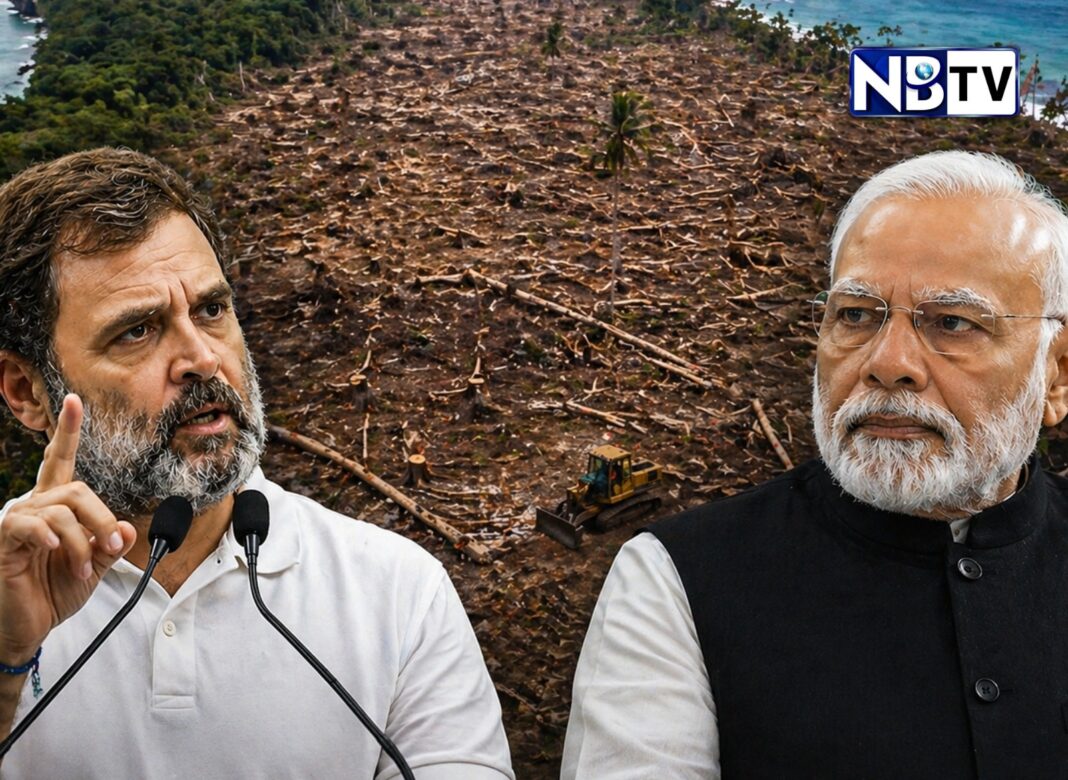 গ্রেট নিকোবর উন্নয়ন’ প্রকল্পের নামে ১৬০ বর্গকিলোমিটার জঙ্গল কেটে সাফ করার পরিকল্পনা, প্রতিবাদে সরব রাহুল গান্ধী