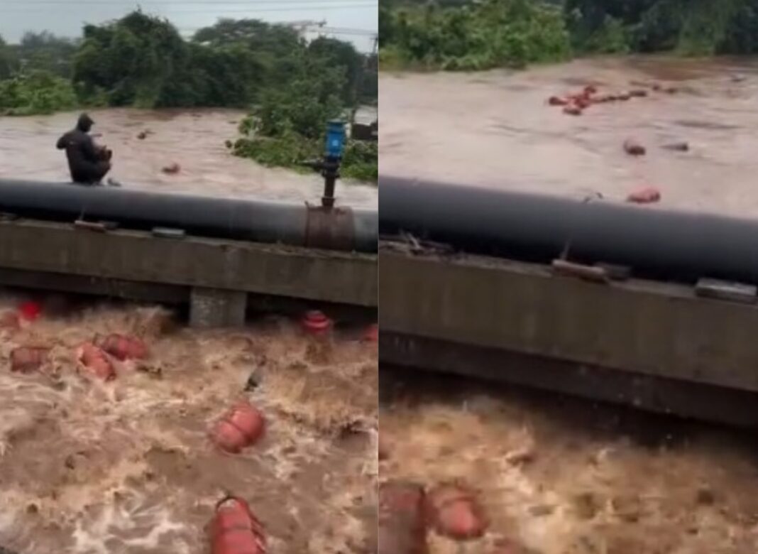 বন্যার জলে ভেসে গেল ৩ হাজার গ্যাস সিলিন্ডার, অতিভারী বৃষ্টিতে বিপর্যস্ত মহারাষ্ট্র
