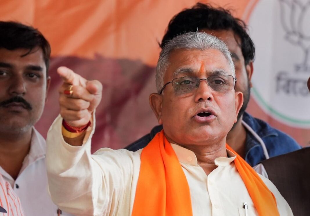 ‘পাঁঠার মাংস প্রসাদ হিসেবে খাওয়া হয়’, দুর্গাপুজোয় আমিষ বিতর্কে বার্তা পঞ্চায়েত মন্ত্রী দিলীপ ঘোষের