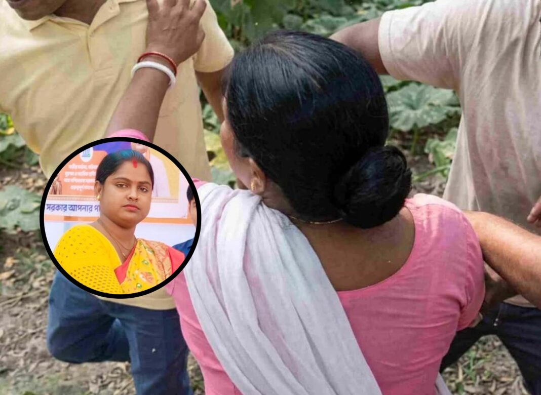 জমি নিয়ে বিবাদ, পুলিশের সামনেই হাতাহাতির অভিযোগ বিজেপি বিধায়ক রেখা পাত্রের বিরুদ্ধে