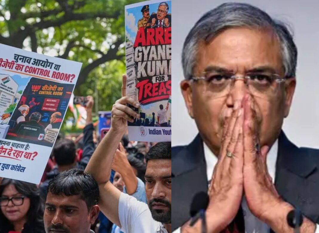 জ্ঞানেশ কুমারের ইস্তফার দাবিতে উত্তাল দেশ, আজ শেষ ‘ডেডলাইন’, ২ অক্টোবর বিক্ষোভের পথে ককরোচরা