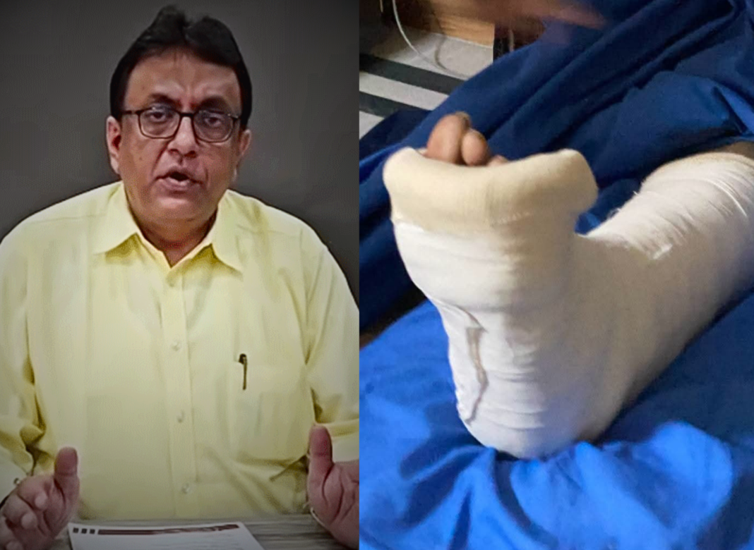 ২১-র নির্বাচনের আগে মমতা ব্যানার্জীর পা ভাঙা ‘সাজানো ঘটনা’! বিস্ফোরক পোস্ট শান্তনু সেনের